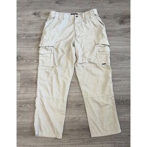 TRU-SPEC Mens Cargo‎ Pants Beige Size 34x32 Tactical Workwear Utility Trousers